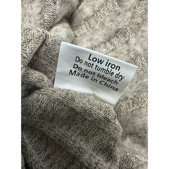 CiCi Bird Tan Brown Neutral Crew Neck Ribbed Sweater Top Women's Size Large NWT - Picture 8 of 8